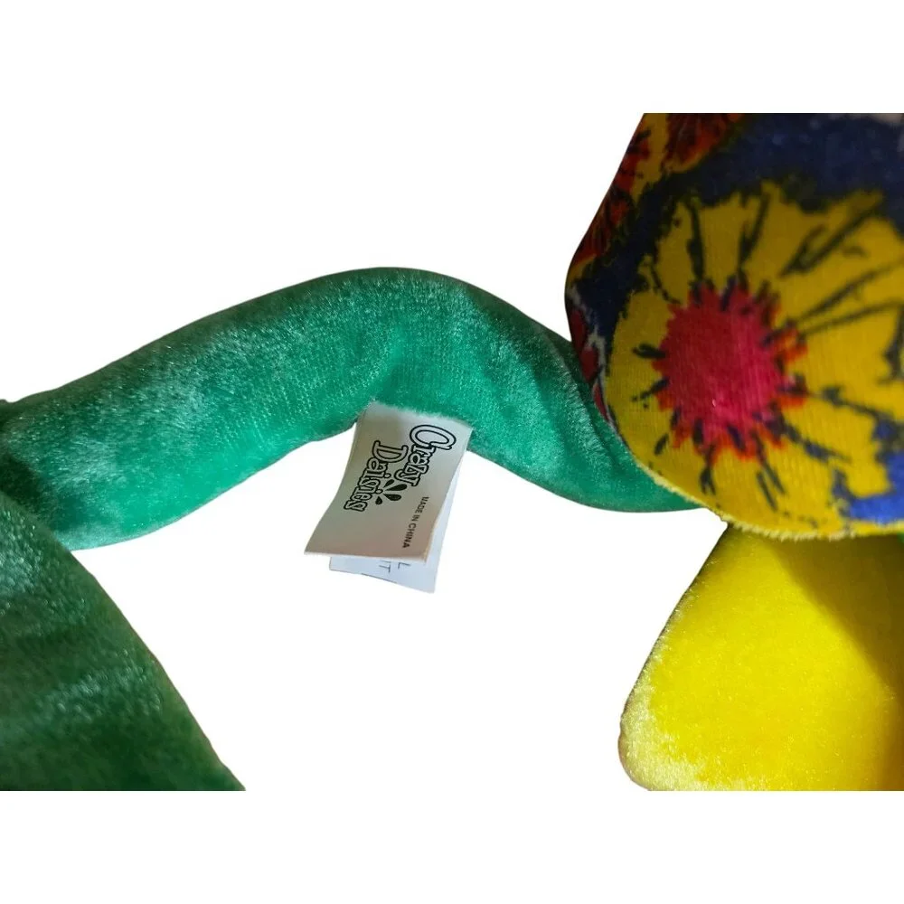 Crazy Daisies Bendable Flower Smiley Faces Plush - Picture 8 of 9